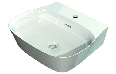 Spoedkeuken MARMITE MARMITE: Surface- mounted hand basin WB 0002 W 520C ICC, Mineral composite 87727 0