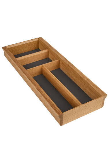 Spoedkeuken Oak wooden cutlery tray BE30E 0