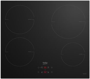 Spoedkeuken BEKO Ceramic glass hot plate HII 64400 MT with induction, individual appliance HII64400MT 0