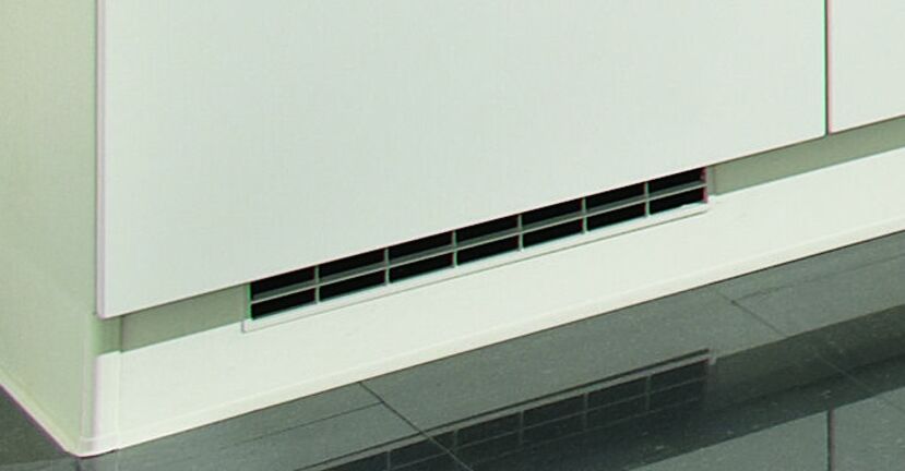 Spoedkeuken Ventilation grill, for fitting into plinth panel for appliance housings LG40 0