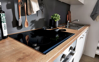 Spoedkeuken elements kitchen design 08 Oak Sierra right-hand orientation 3