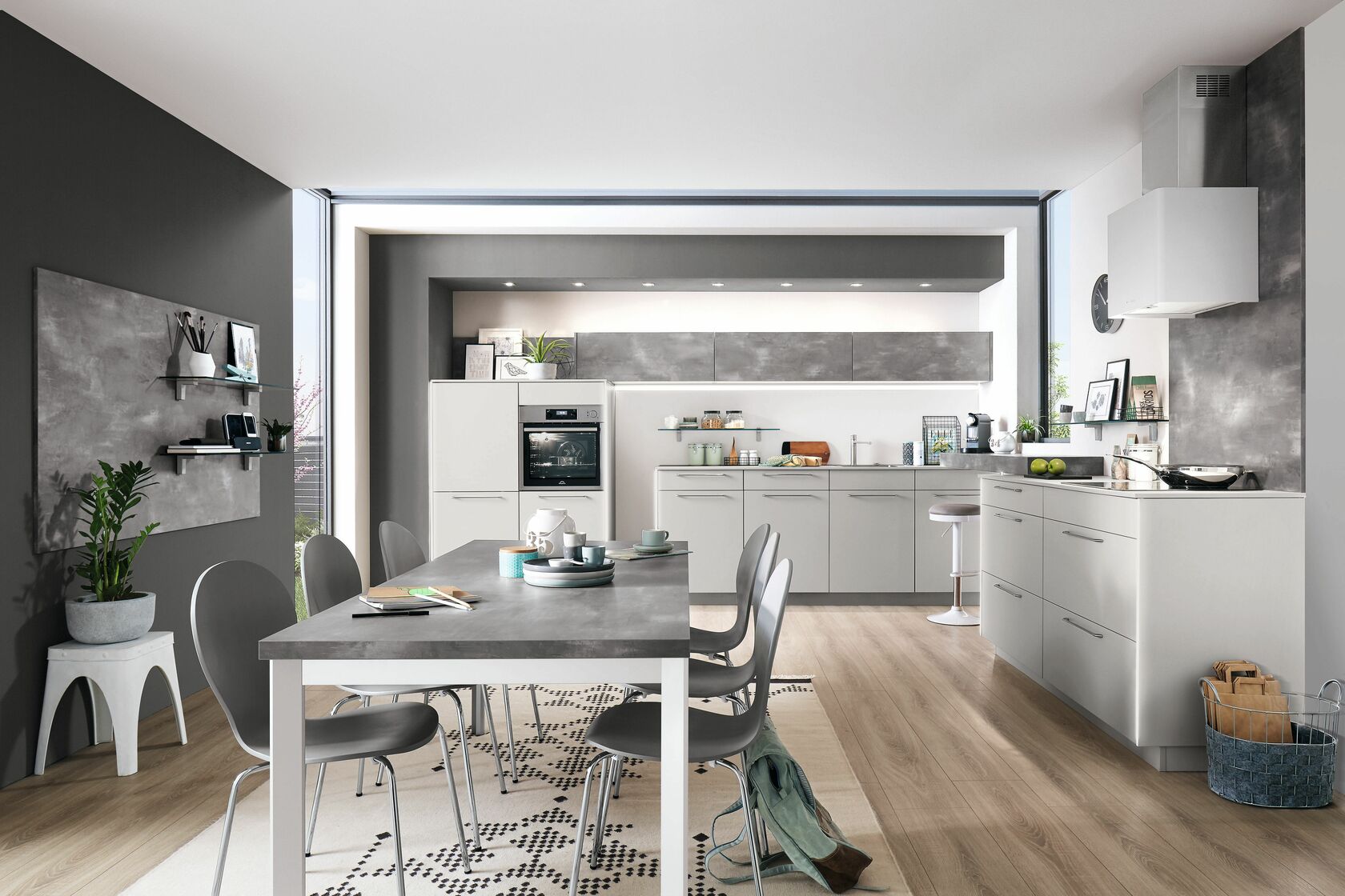 Spoedkeuken Fashion Lacquered, Satin Grey 0